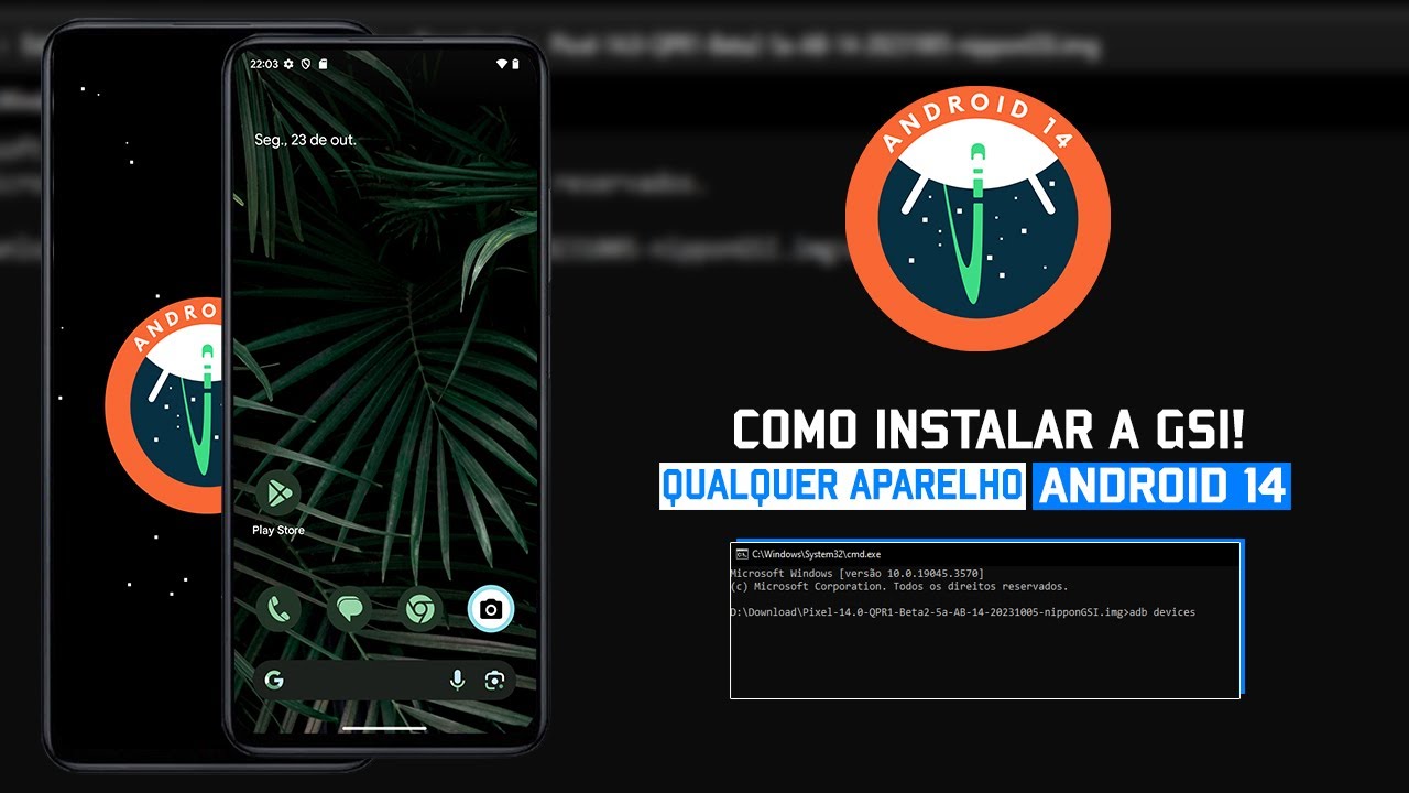 📱COMO INSTALAR GSI DO ANDROID 14 EM QUALQUER CELULAR!