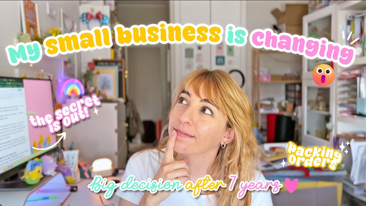 My small business is changing... 3-Month Plans, Goals & Packing Orders 📦🌷STUDIO VLOG