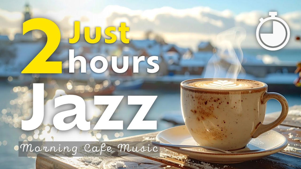 2 Hour Winter Harbor Town Jazz ☕ | Seaside Morning Focus | Extended Work Session