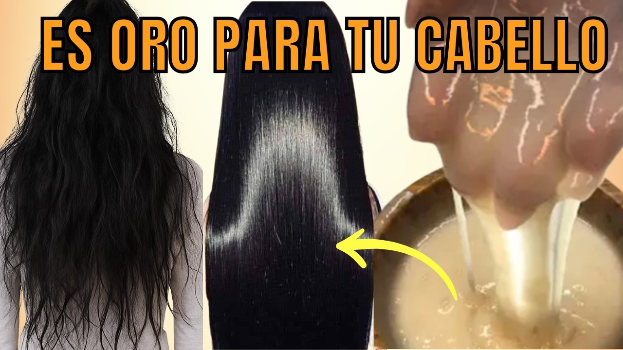 MEJOR KERATINA Casera😱Reparar en MINUTOS tu CABELLO Dañado, Con frizz y quemado (3 INGREDIENTES)😍