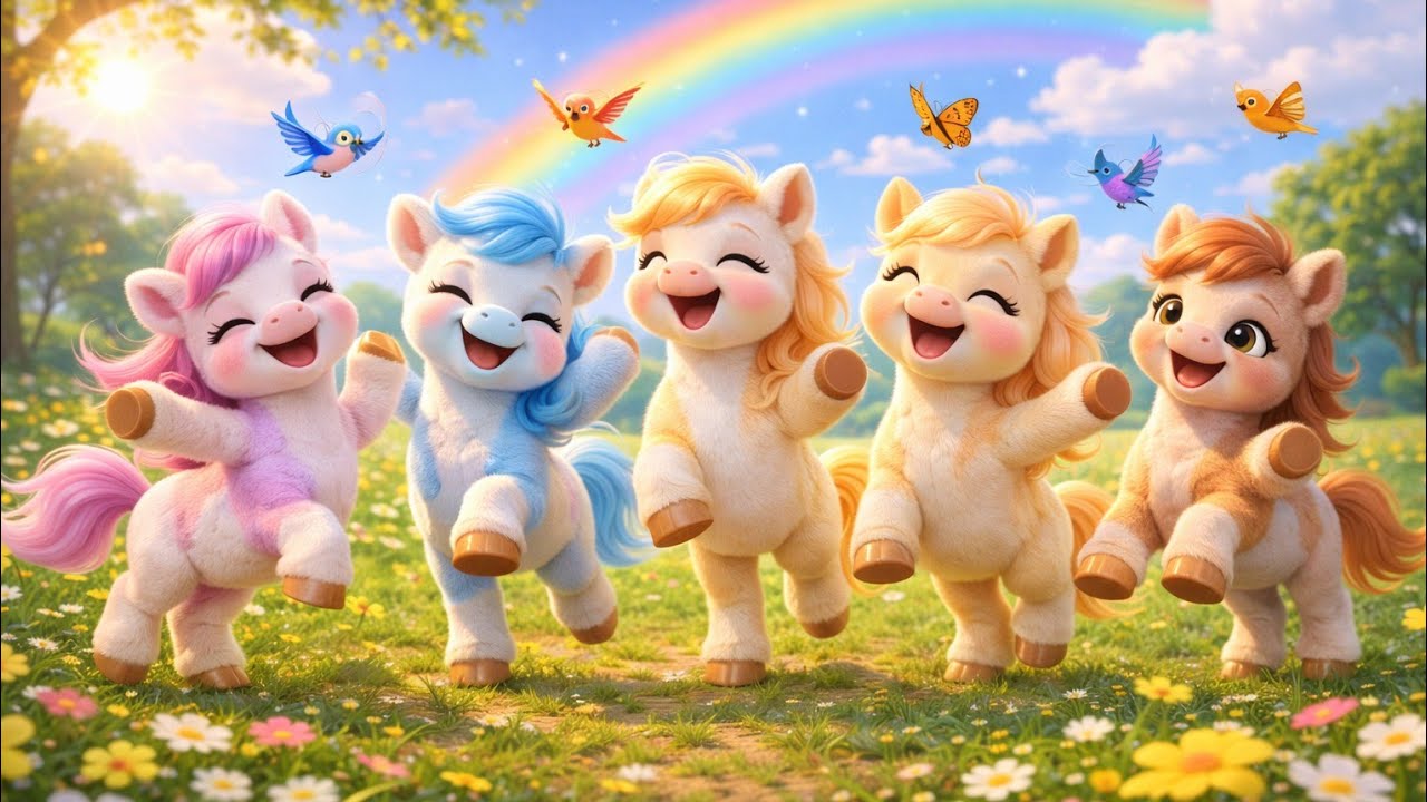 My Little Pony Song 🐴 | Cute Pony Nursery Rhyme for Kids | 3D Animation | Baby Songs