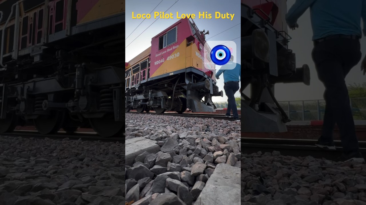 Loco Pilot Job Vlog, locopilot dream jobs #railway #locopilot #shorts