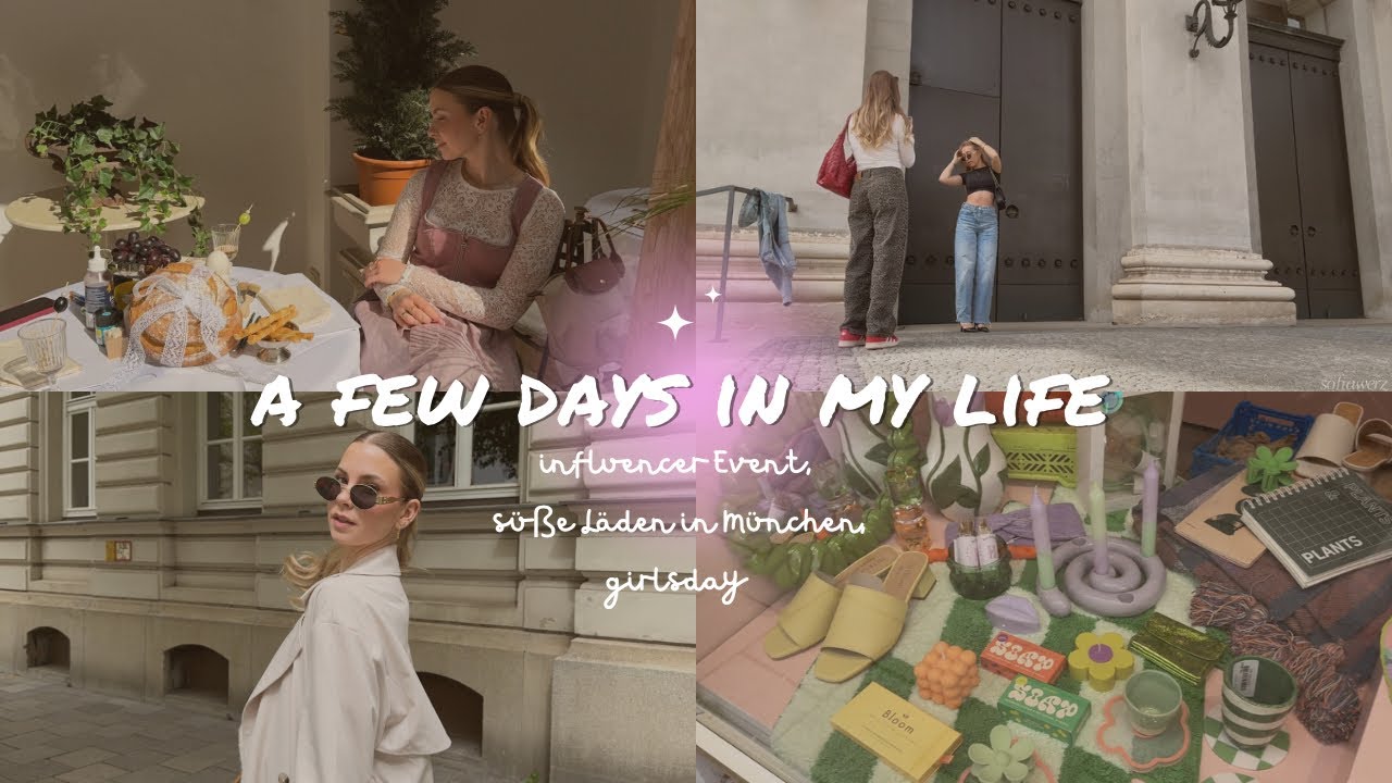 #Vlog | Einblicke in ein Influencer Event, versteckte süße Läden in München, Girlsday 💕