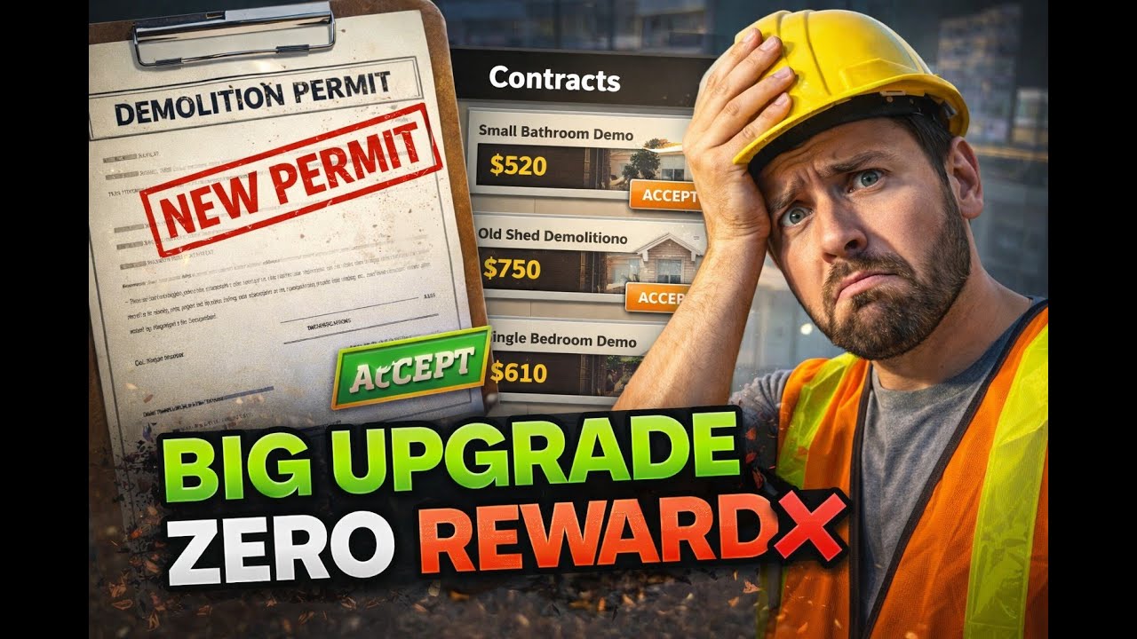 I Thought a New Permit = More Money… I Was Wrong 💸 | Deconstruction Simulator