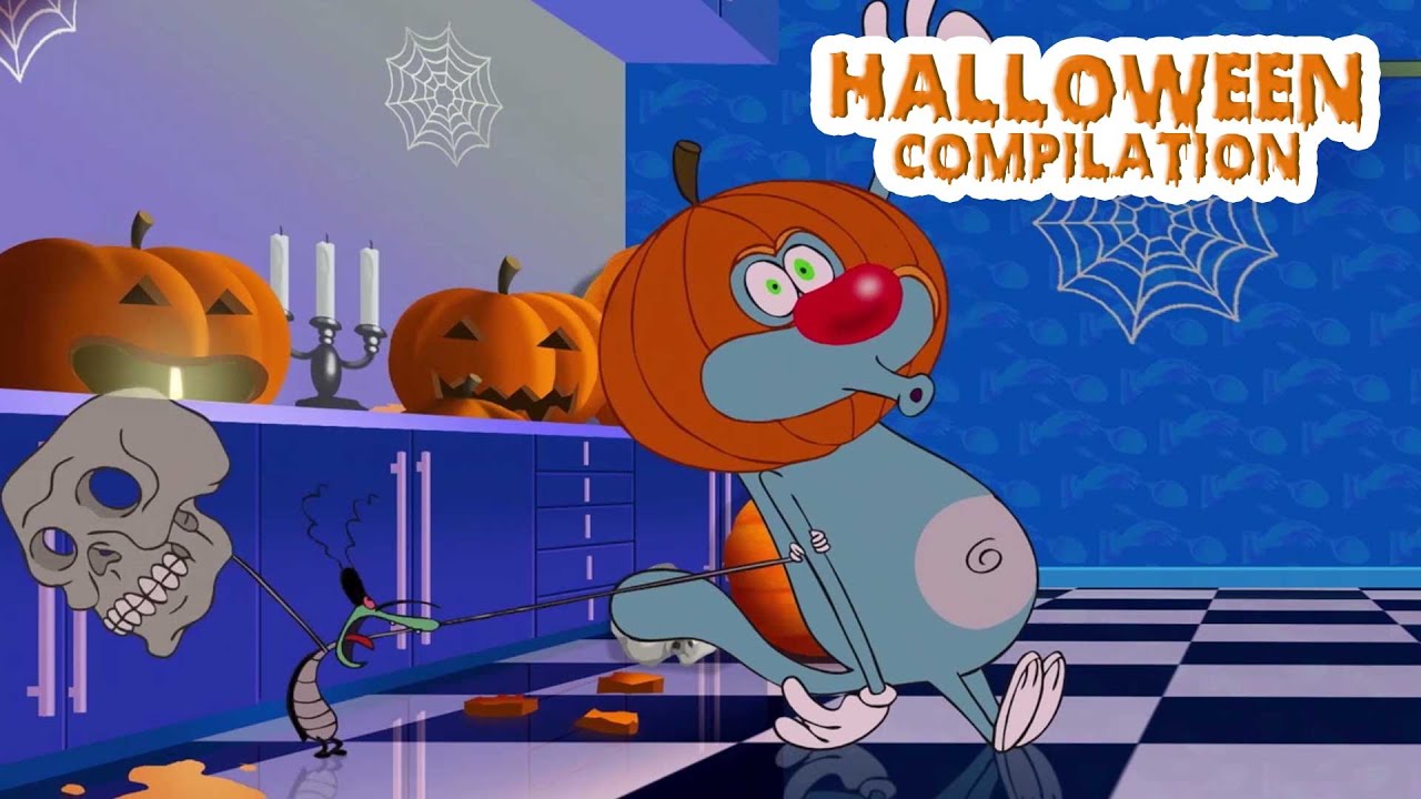 Oggy and the Cockroaches 🎃 HALLOWEEN NIGHT- Halloween Compilation HD