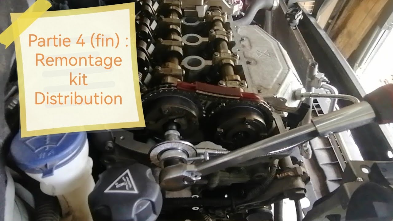 Partie 4 (fin) : Remontage kit distribution du 1.6 vti suite au remplacement du joint de culasse.