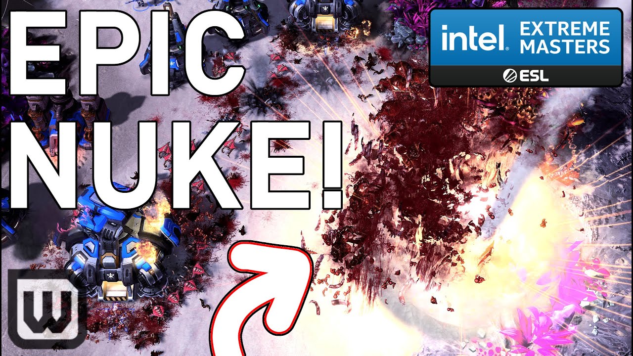 #1 NUKE IN PRO STARCRAFT 2 HISTORY?! Maru (Terran) vs Solar (Zerg) - IEM Katowice 2021