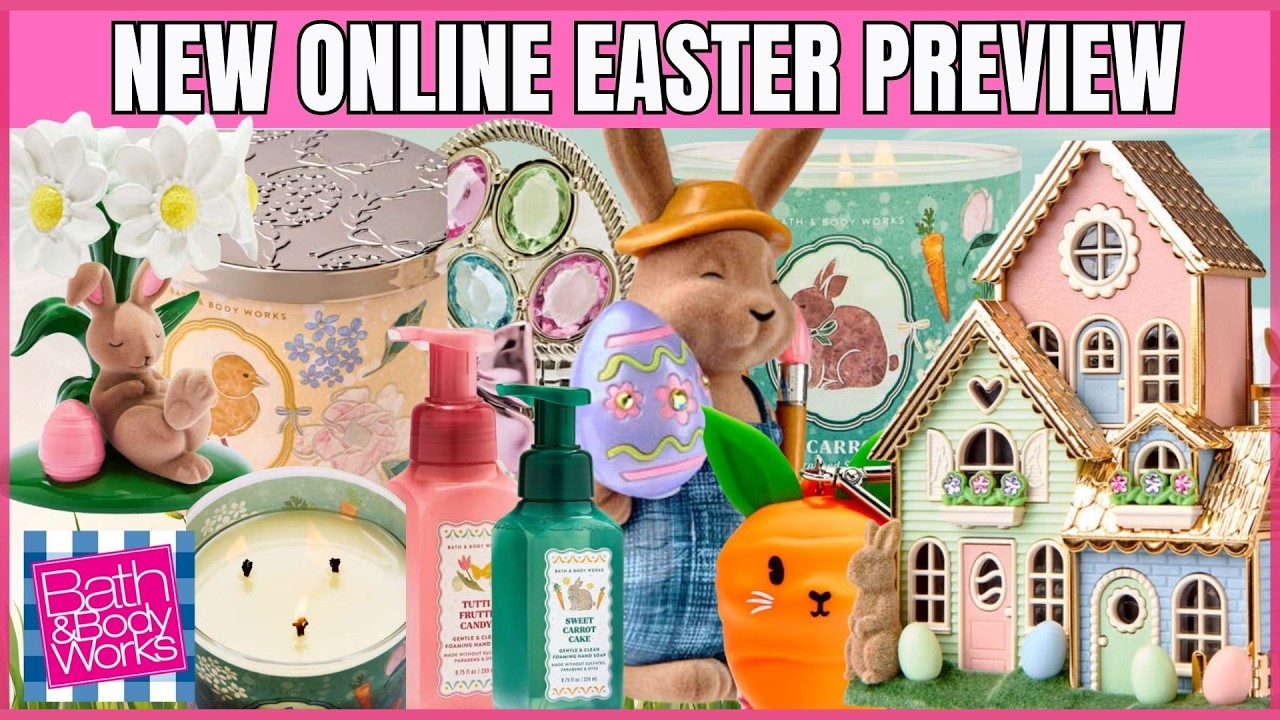 Bath & Body Works NEW EASTER ONLINE | NEW EASTER MORNING MIMOSA CANDLE