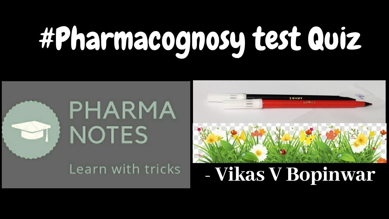 PHARMACOGNOSY TEST | RRB PHARMACIST EXAM | GPAT | ESIC | PART-11