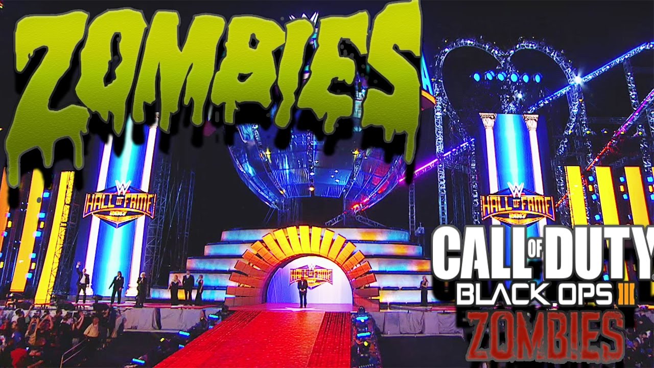 NEW WWE CUSTOM ZOMBIE MAP WRESTLEMANIA 33 (Call of duty black ops 3 custom zombies gameplay)