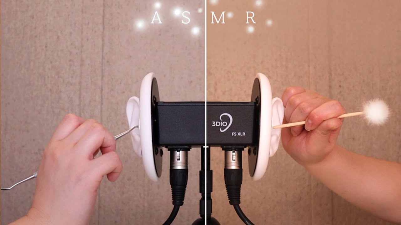 [Без разговоров] 3dio Чистка ушей для сна. Чистите уши по одному l Ear Cleaning For Your Sleep l 귀청소
