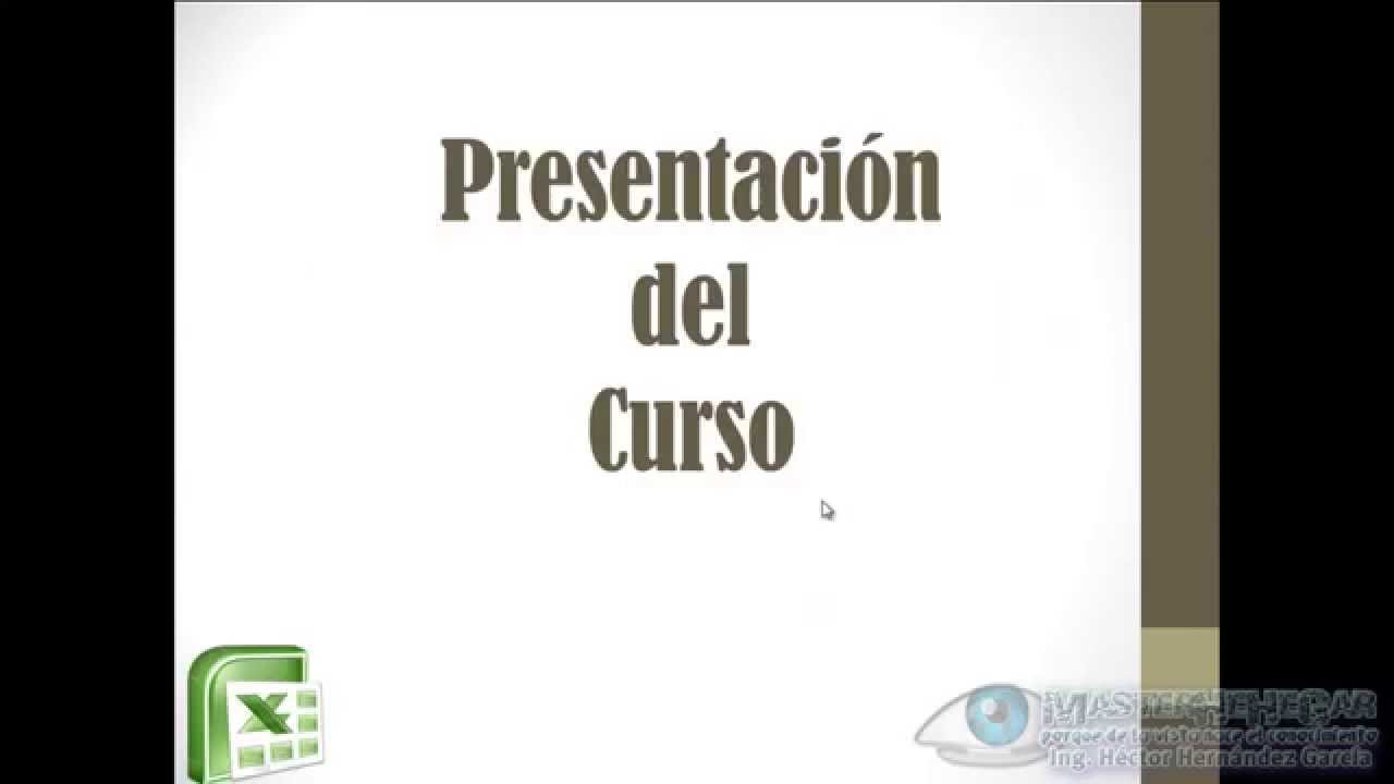 01 - Presentación del Curso (MEXA)