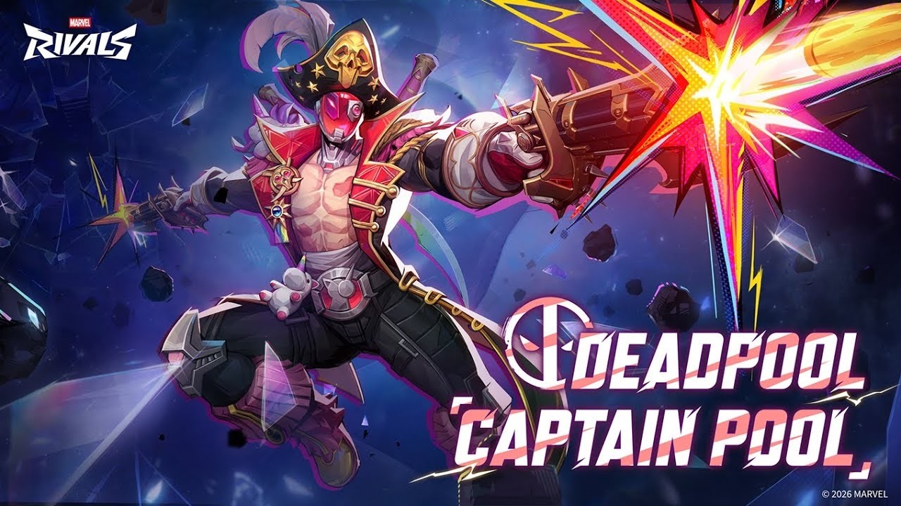 HEALING MY CREW | Deadpool ( Captain Pool Skin ) Gameplay | Marvel Rivals