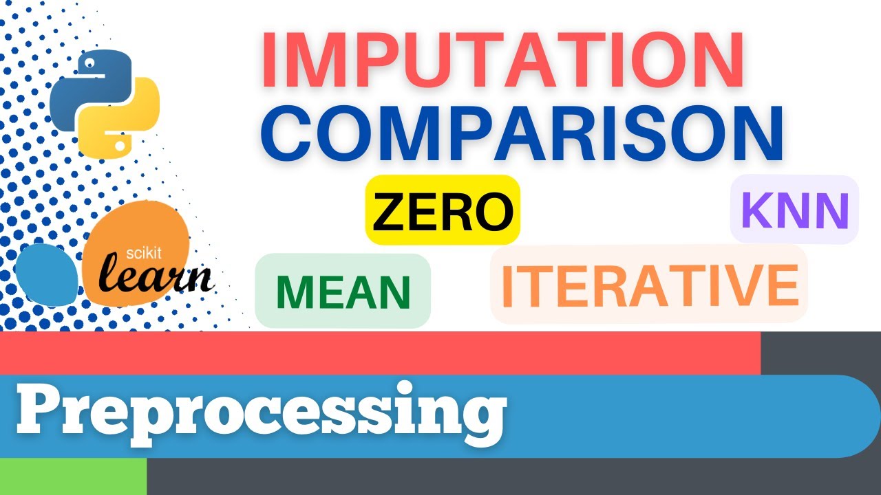 #22: Scikit-learn 19: Preprocessing 19: Compare imputation techniques
