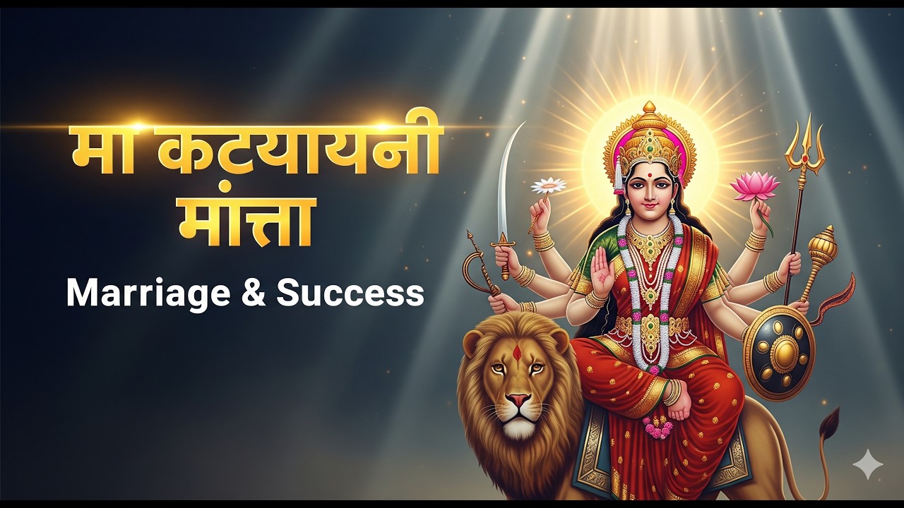 Shree Maa Katyayani mantra #hinduprayer #hindumantra #song #sanskritmantra #mantra