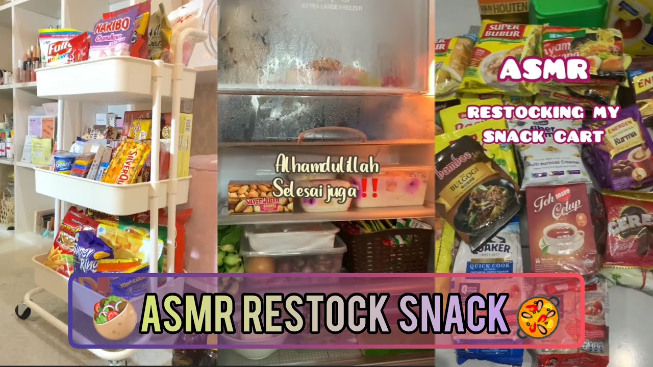 ASMR Restock and Refill Snack🥘🥙// Part 39✨