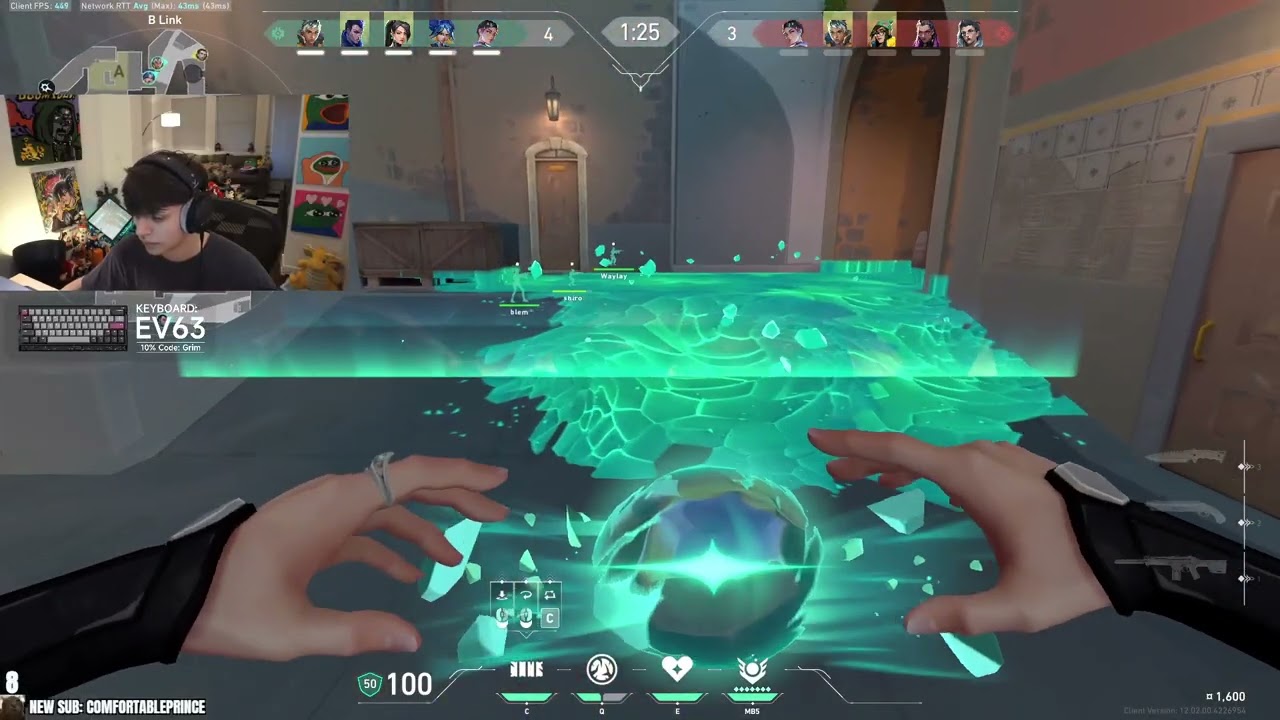 GRIM SAGE VALORANT RADIANT GAMEPLAY [Full Match VOD]