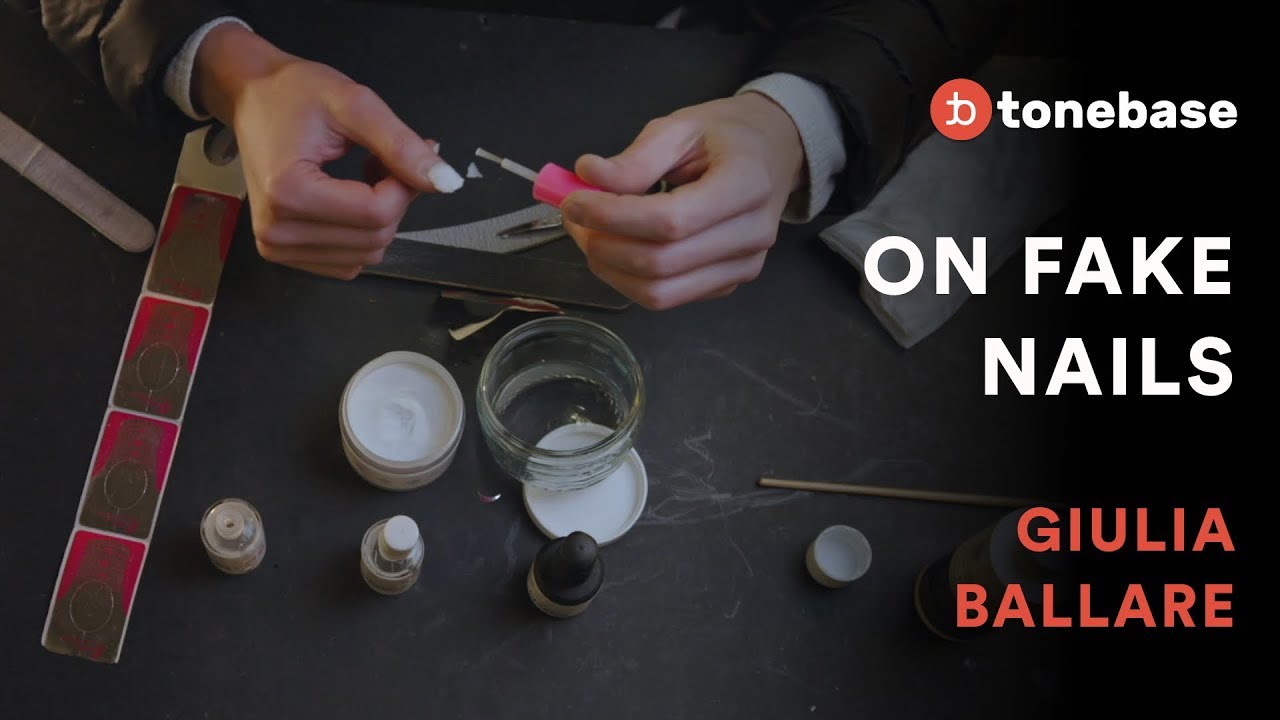 "How To Put On A Fake Nail" - Giulia Ballare | tonebase Lesson