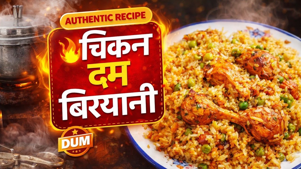 दावत वाली चिकन दम बिरयानी घर पर? How to make chicken dam biryani? #shorts #food #cooking 