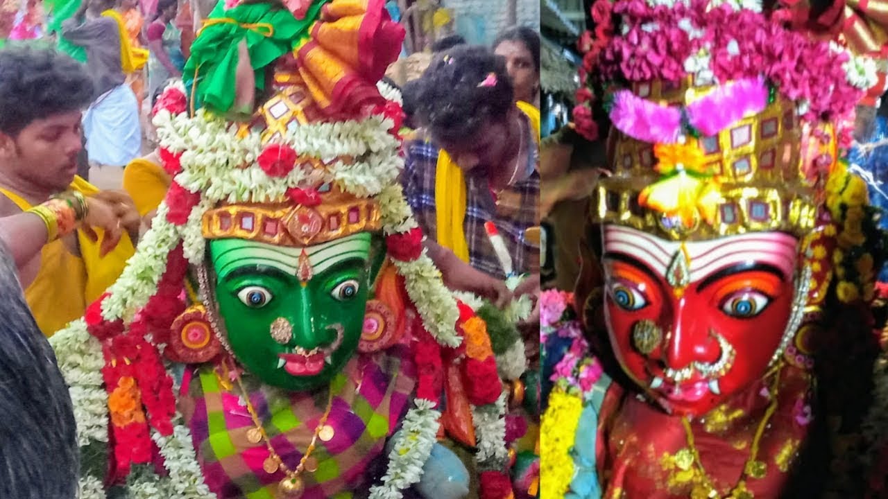 கும்பகோணம் பச்சை மற்றும் பவளக் காளியம்மனின் திருநடனம் 2019 || Kaliyattam Kumbakonam 2019