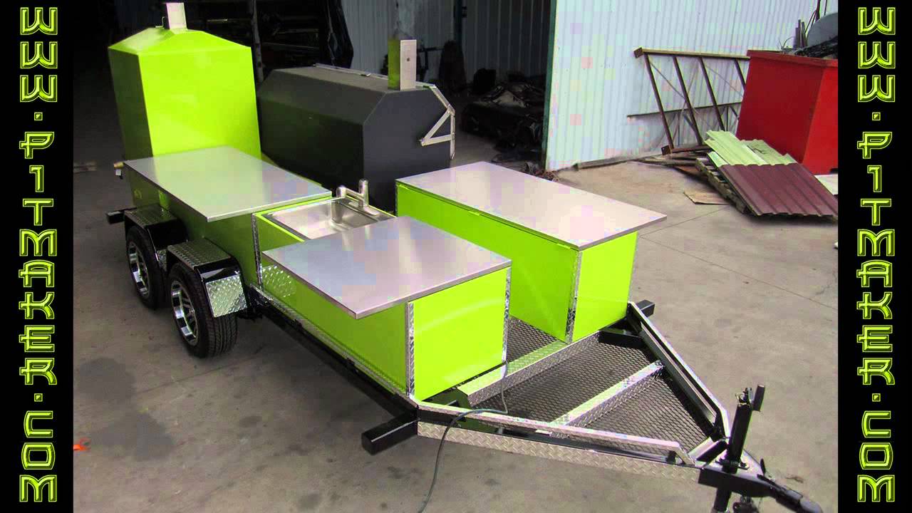 Pitmaker Magnum Sniper Smoker BBQ Brisket Test Cook and BBQ Trailer Walk-Around!