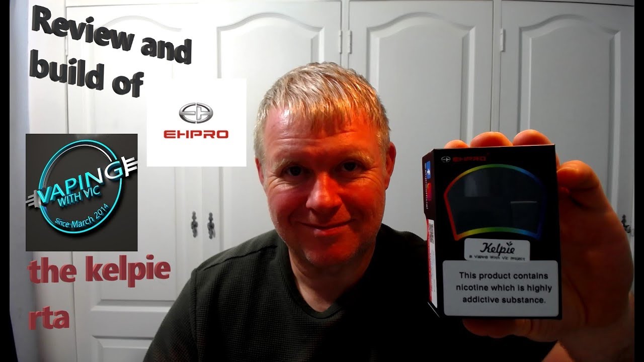 Review and build of ehpro and vaping with vic kelpie rta, a small but mighty tank