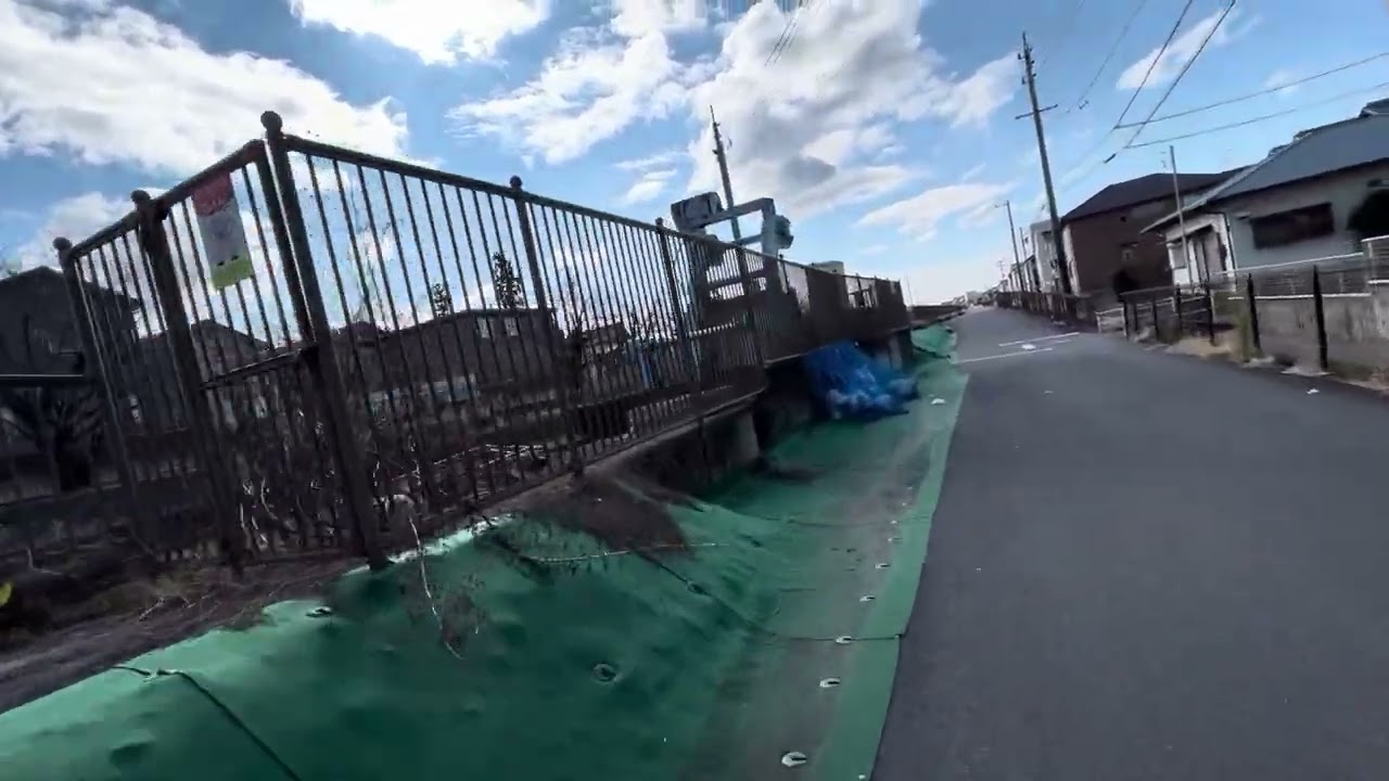 Aichi 2024/01/23 - Riding along a small stream