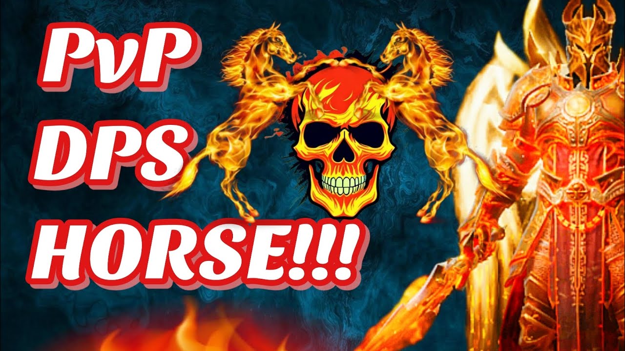 KILLER HORSE BUILD BREAKDOWN FOR PvP - TIME TO KILL - DIABLO IMMORTAL - CRUSADER