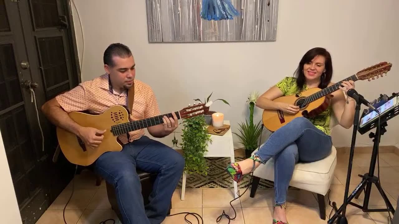 Cuatro Puertorriqueño y Guitarra en vivo, Maribel Delgado y Camilo Gaud