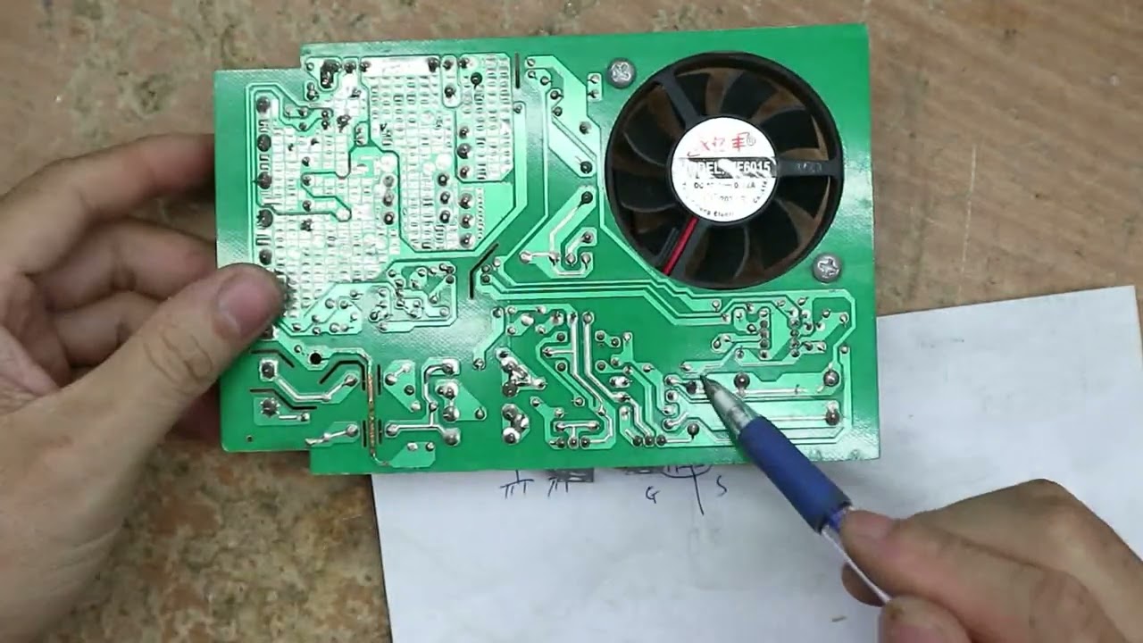 Sửa nguồn LED 12V/33A bị nhiễm sét :IC KA3845 Kích 2 Mosfet nối tiếp!