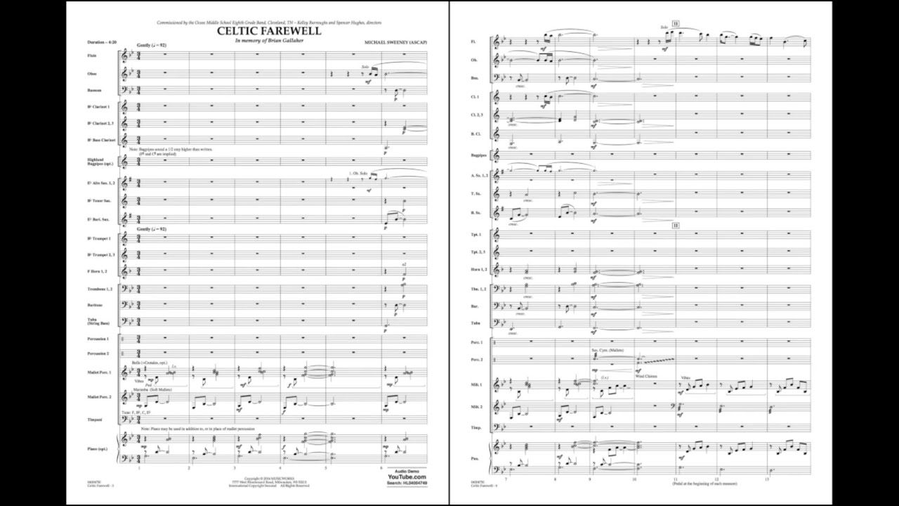 Celtic Farewell by Michael Sweeney