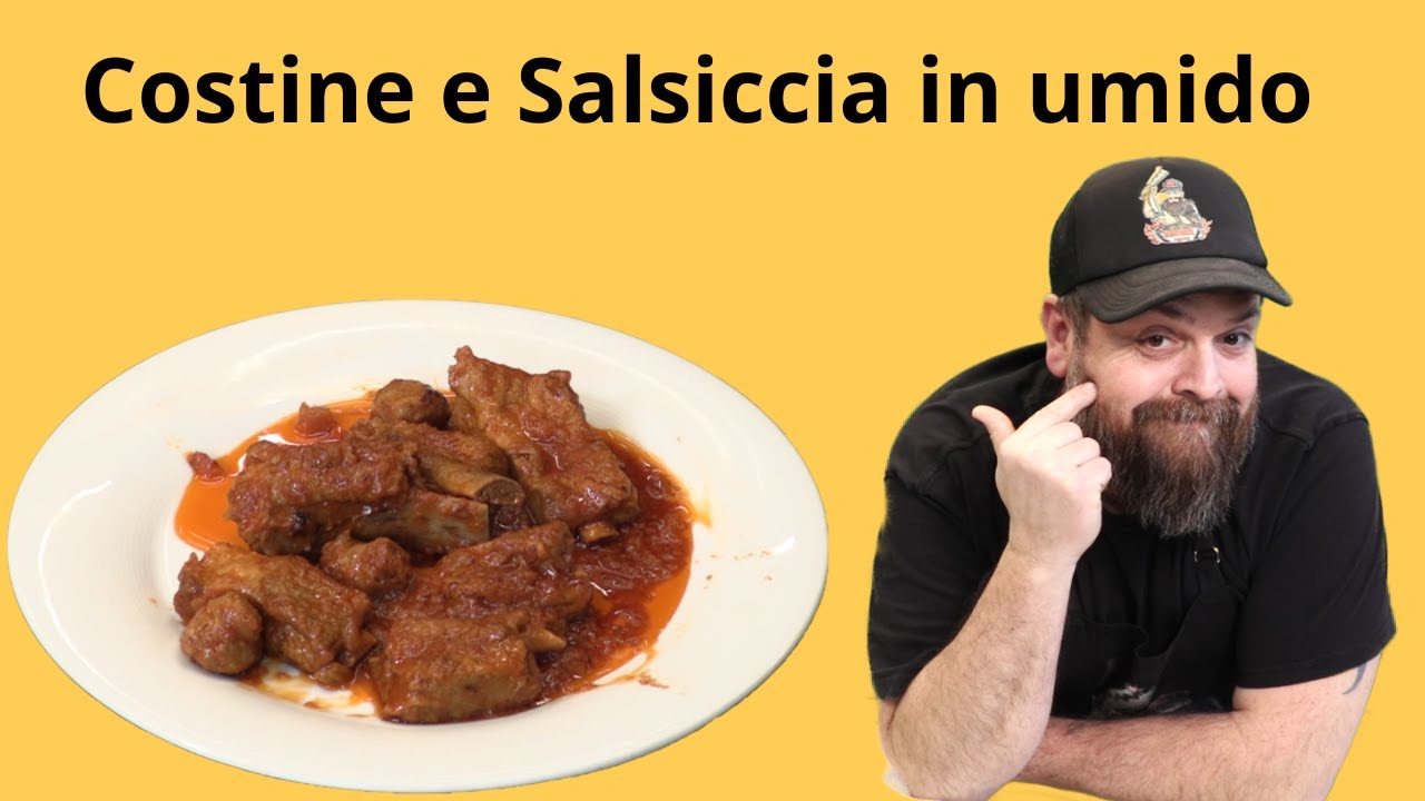 Salsiccia e costato in umido