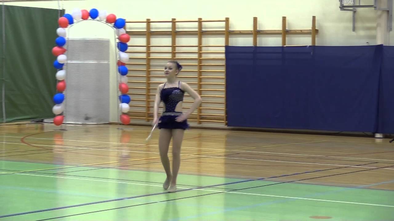 Amalie Skeide Sandvik individuell junior internasjonal nm i sportsdrill 2016