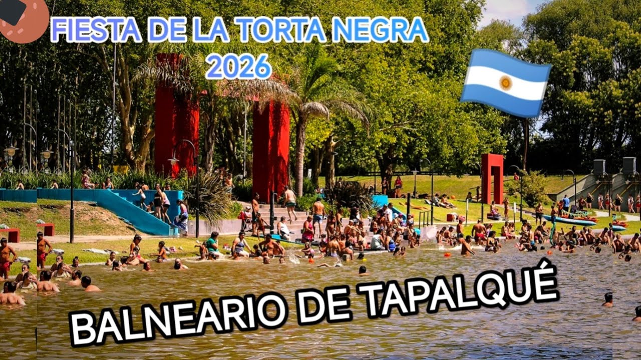 BALNEARIO DE TAPALQUÉ - FIESTA DE LA TORTA NEGRA - DRIVING & WALKING TOUR 2026 - POV 4K