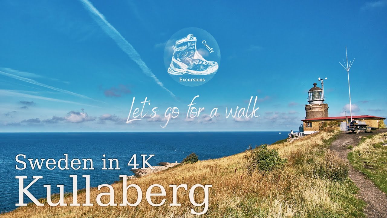 【4K】 Kullaberg - Relaxing Hike across the Kullen Peninsula to the Viewpoint at the Lighthouse