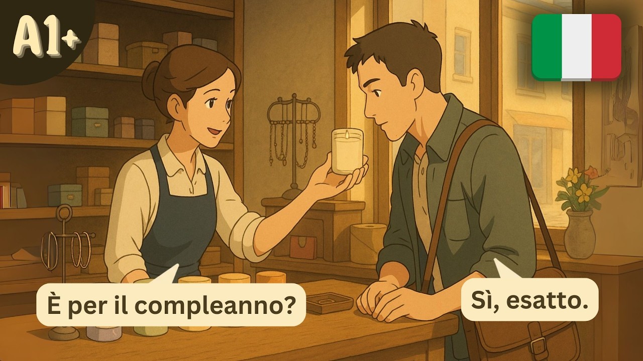 10 Short Italian Conversations for Beginners (A1+)