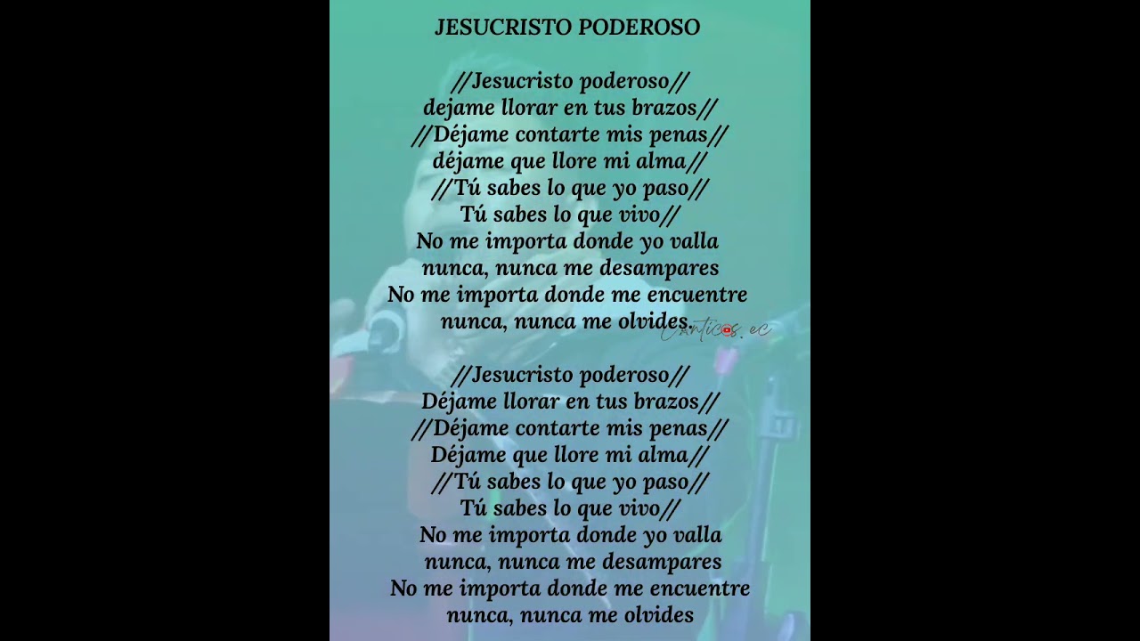 JESUCRISTO PODEROSO William Chacahuasay 🎤 (letra)