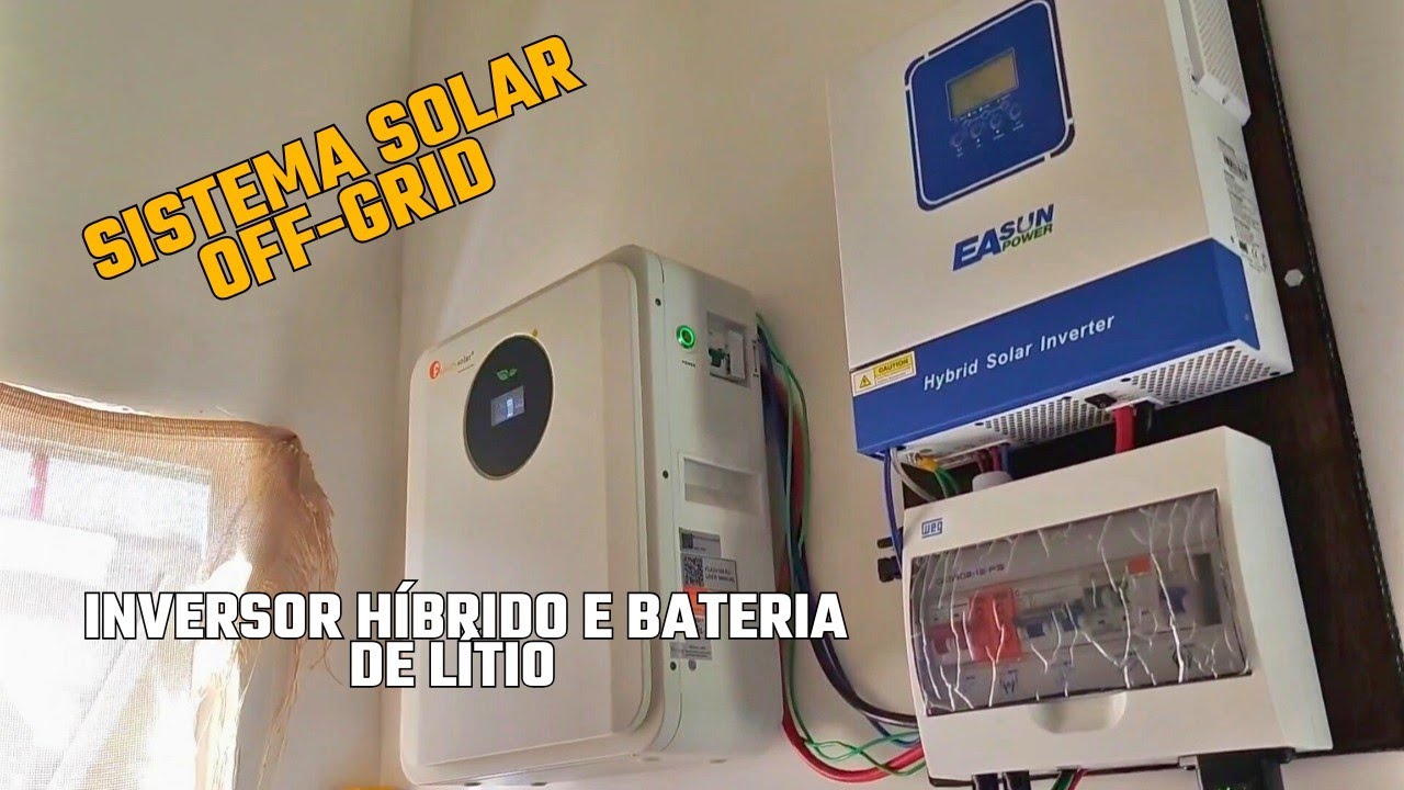 Novo sistema solar na chácara! Sistema off-grid! 
