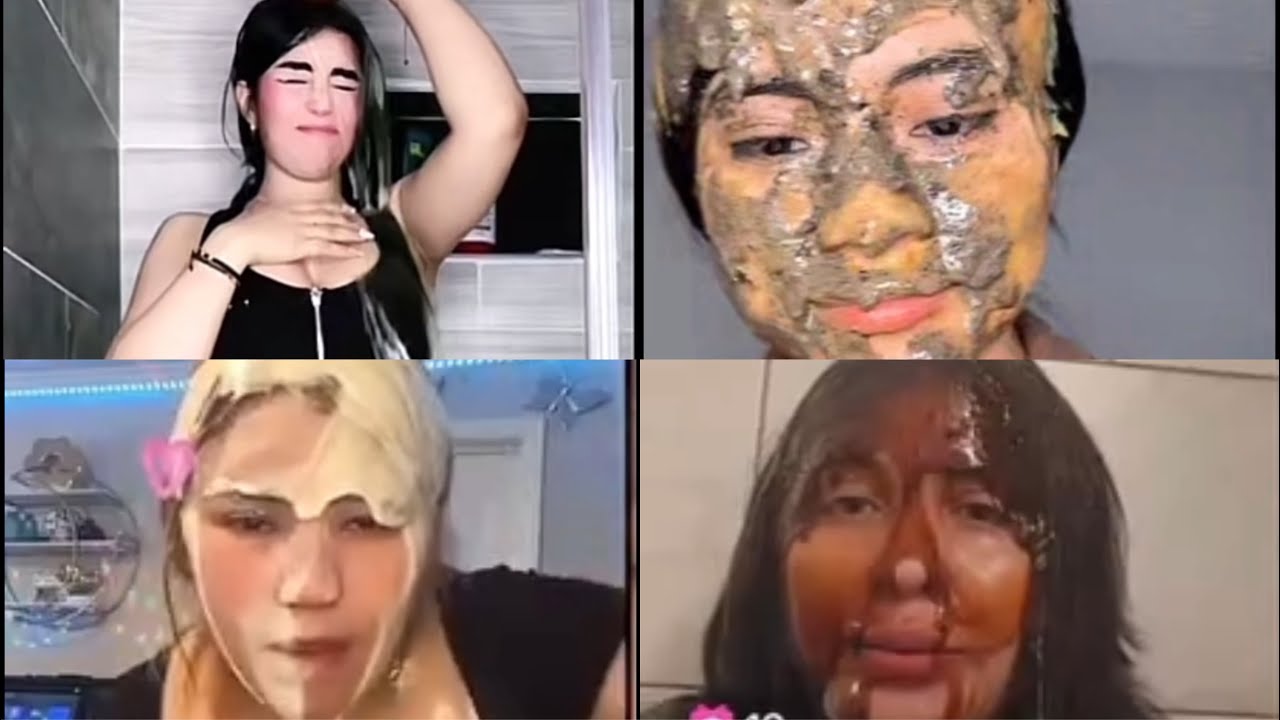 Girls on TikTok getting slimed and messy #2
