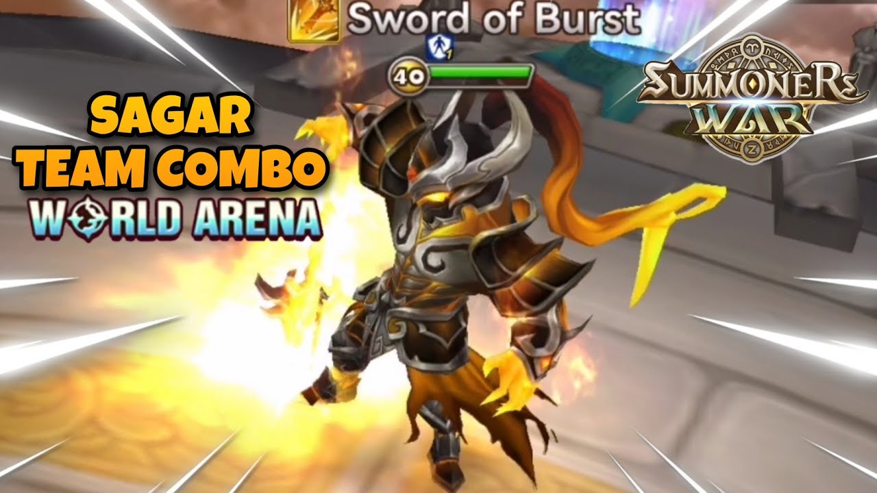 Sagar Team Combo in World Arena Ep. 5 - Summoners War