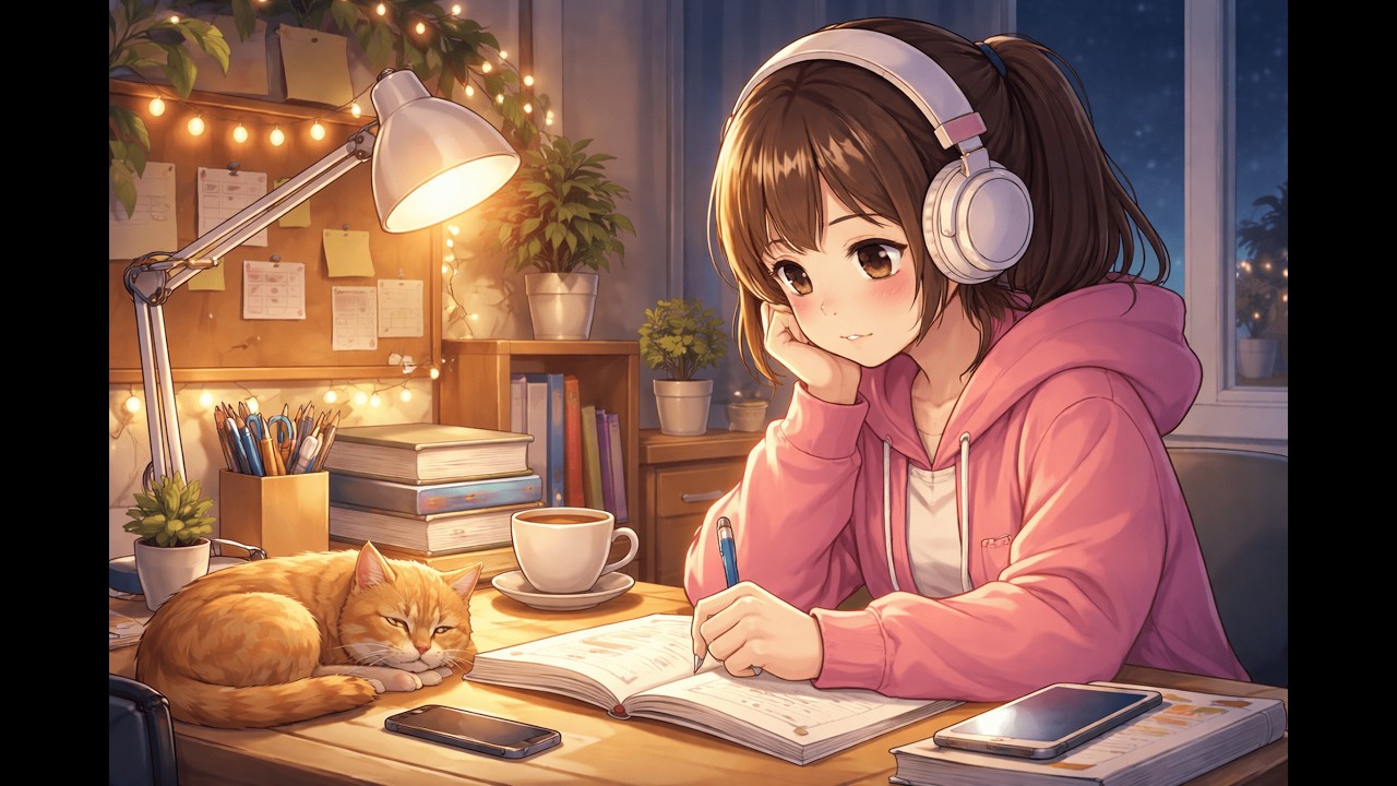 1 Hour Lofi Music for Study, Focus & Relaxation | No Distractions