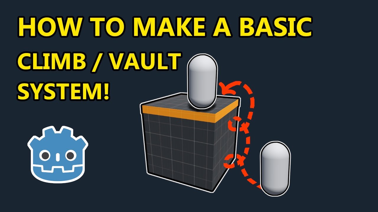 How to make a BASIC FPS CLIMB / VAULT system in Godot 4.2!