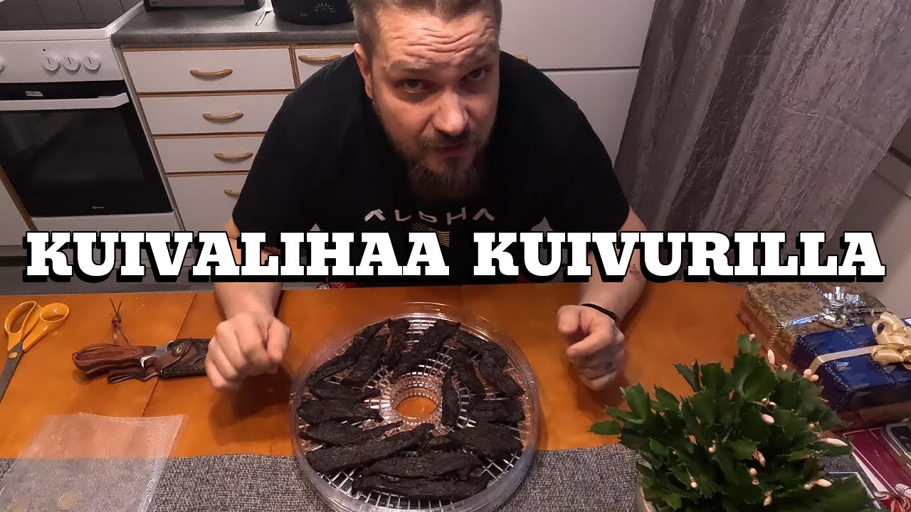 Kuivataan itse beef & Jeky lihaa uudella kuivurilla #ruokareseptit #kuivaliha #beefjerky