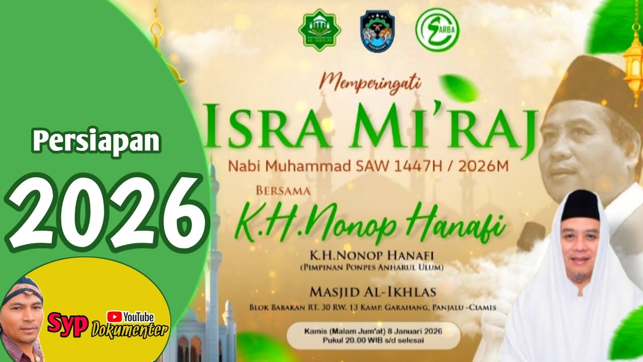Persiapan Isra Miraj Nabi Muhammad SAW 2026