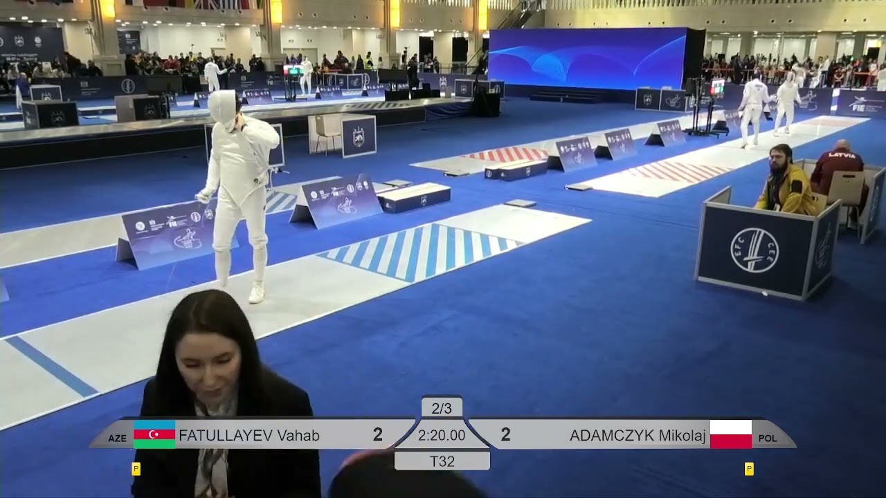 2026 350 T32 03 M E Individual Tbilisi GEO Blue ADAMCZYK POL vs FATULLAYEV AZE