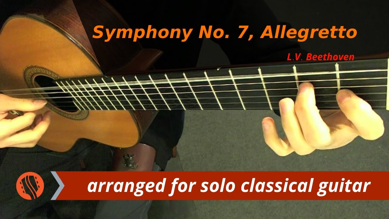 L.V. Beethoven - Symphony No. 7, Allegretto, (classical guitar arrangement by Emre Sabuncuoğlu)