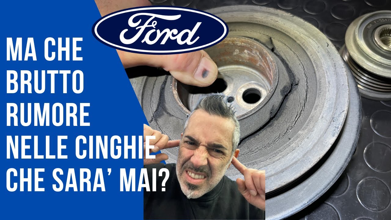 Ford Transit sostituzione puleggia albero motore e puleggia alternatore