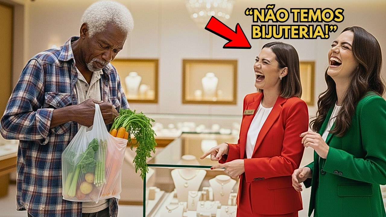 Ninguém quis atender o IDOSO NA JOALHERIA… então ele COMPROU A LOJA e demitiu TODA a equipe