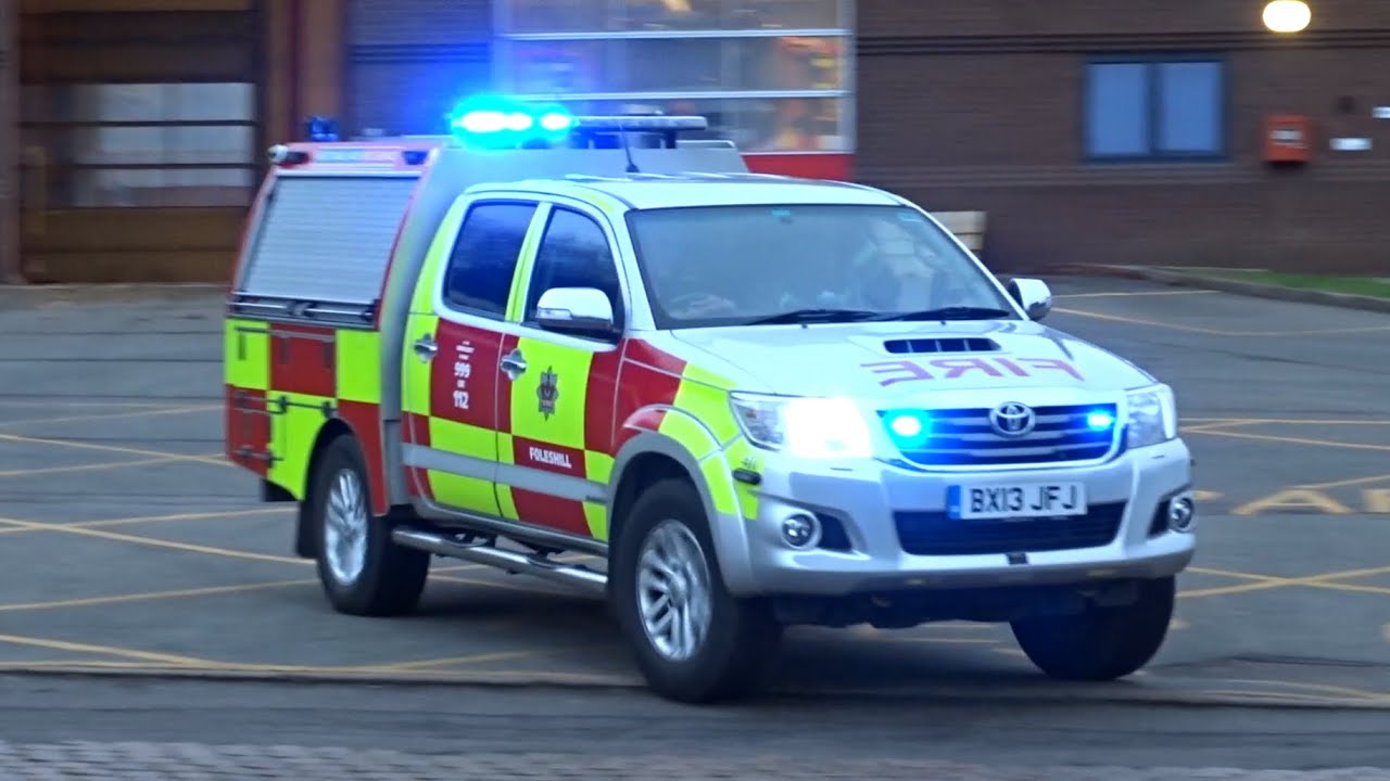 Foleshill Toyota Hilux Brigade Response Vehicle turnout - West Midlands Fire Service