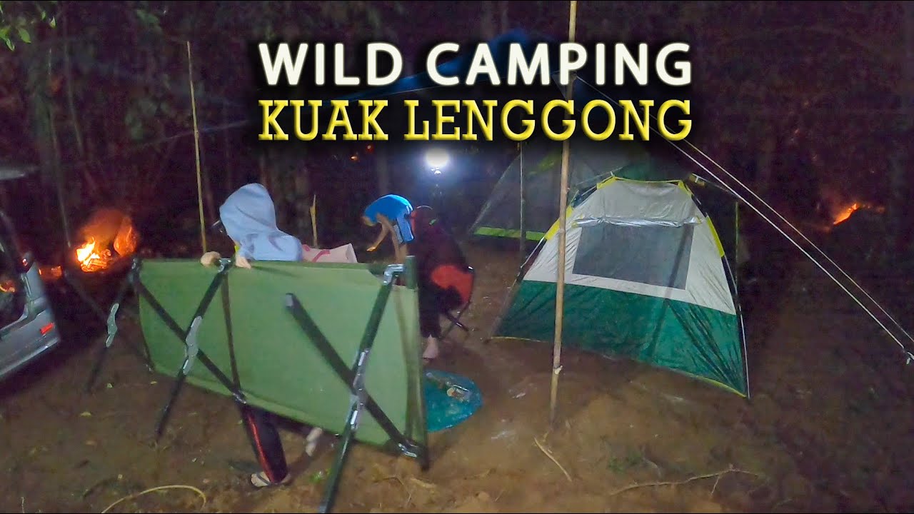 Camping SERAM bulu roma, Family Camping Kuak Lenggong Malaysia, Masak Dapur Kayu
